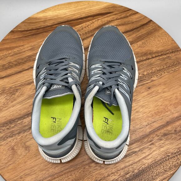 Nike Free 5.0 Shoes Mens Size 8 Gray Running Comfort Walking Gym Casual Sneakers - Picture 5 of 8